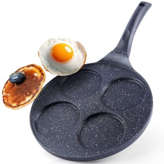 Grupa Orion Sp. z o.o. Patelnia do Jajek Placków 4 Otwory Granitowa Nieprzywierająca ORION 27 cm