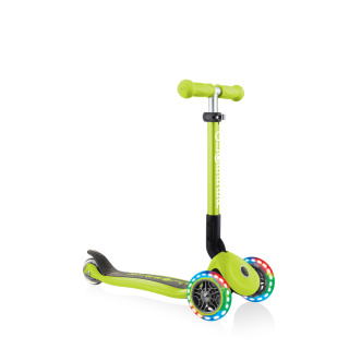 Hulajnoga dziecięca balansowa LED Junior Foldable Lights Globber zielona