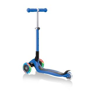 Hulajnoga dziecięca balansowa LED Junior Foldable Lights Globber niebieska