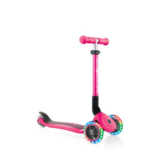 Hulajnoga dziecięca balansowa LED Junior Foldable Lights Globber różowa