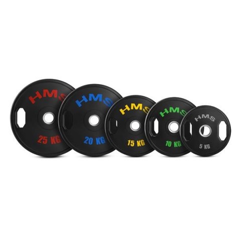 TOG15 2 x 15 KG TALERZ OLIMPIJSKI OGUMOWANY 2 x 15 KG HMS