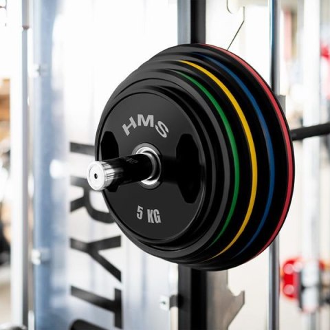 TOG15 2 x 15 KG TALERZ OLIMPIJSKI OGUMOWANY 2 x 15 KG HMS