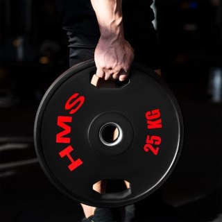 TOG25 2 x 25 KG TALERZ OLIMPIJSKI OGUMOWANY 2 x 25 KG HMS