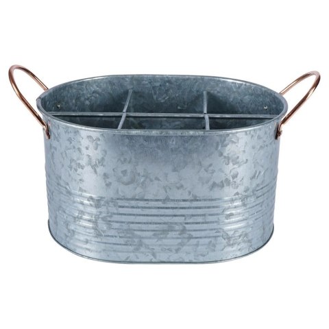 Home Styling Collection Skrzynka Organizer Transporter na Butelki Metalowy HOME STYLING