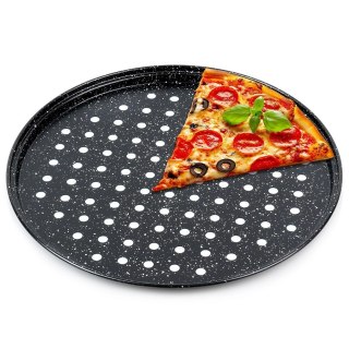 Grupa Orion Sp. z o.o. Forma do Pizzy VILDE Granitowa Perforowana Dno 28 cm Chrupiący Spód