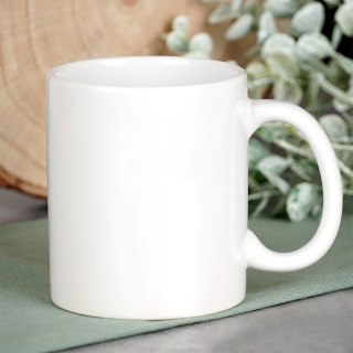 Grupa Orion Sp. z o.o. Kubek Ceramiczny Biały VILDE 330 ml do Zmywarki i Mikrofalówki
