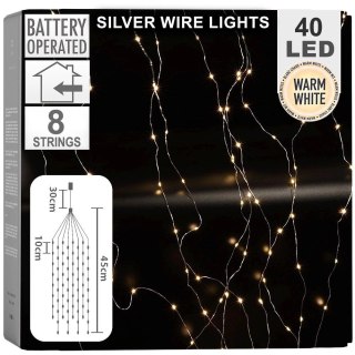 Grupa Orion Sp. z o.o. Lampki choinkowe druciki 40 LED, 45 cm