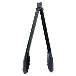 Grupa Orion Sp. z o.o. Szczypce Kuchenne Stalowe Czarne do Grillowania z Blokadą 31 cm EH