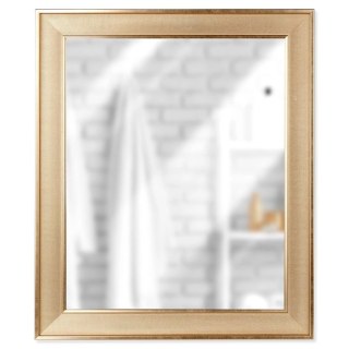 Grupa Orion Sp. z o.o. Lustro Ścienne Prostokątne Rama z Tworzywa Złota 49,5 x 59,5 cm VILDE