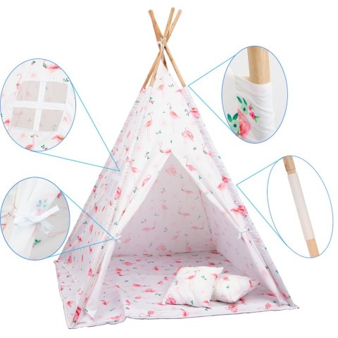 NAMIOT TIPI ENERO MATA I PODUSZKI FLAMING