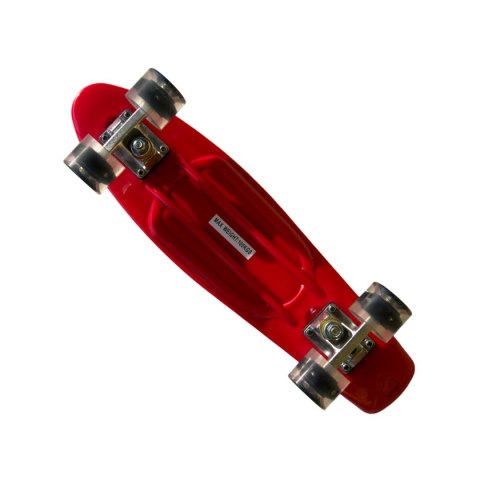 MASTER SPORT s.r.o. Deskorolka Mini Longboard - czerwona
