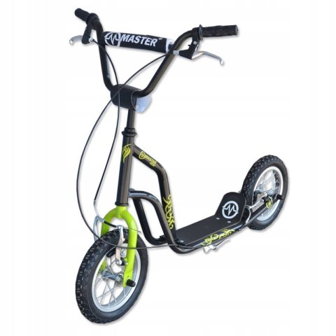 MASTER SPORT s.r.o. Hulajnoga na Pompowanych Kołach Ride Black 12″