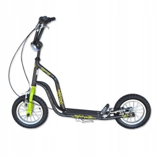 MASTER SPORT s.r.o. Hulajnoga na Pompowanych Kołach Ride Black 12″