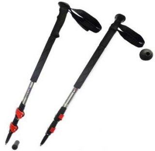 SPARTAN GmbH Kijki Trekkingowe Trzysegmentowe Alpen