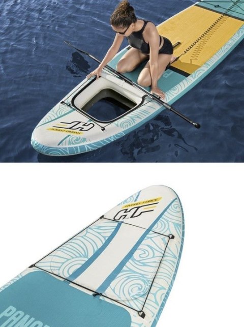 SPARTAN GmbH POMPOWANA DESKA SUP Z PANORAMĄ 3,40 cm ZESTAW